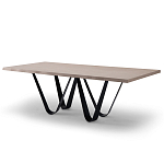 Стол обеденный на изогнутых ножках Consonance варинант исполнения - 1 | Loft Concept в Брянске