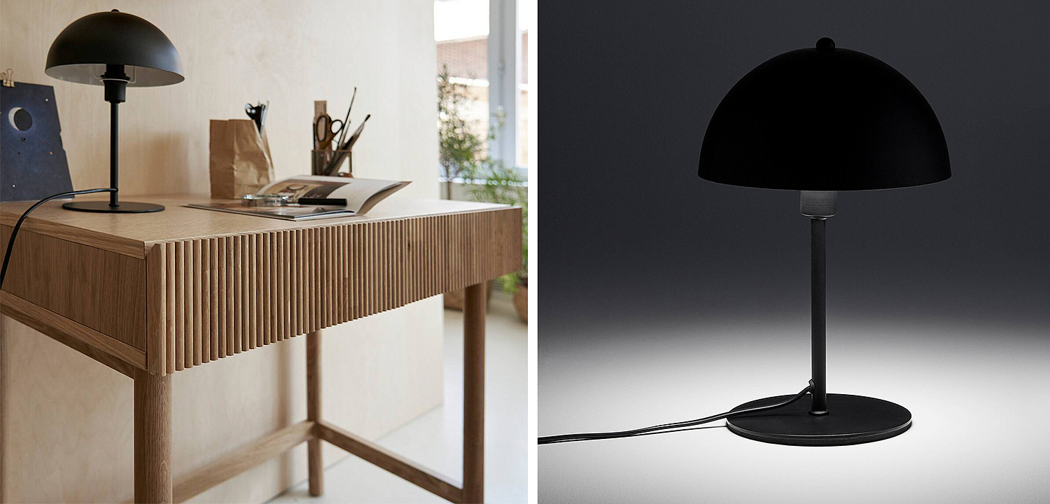 Настольная лампа Umbel Table Lamp Black Настольная лампа Umbel Table Lamp Black - Loft-Concept в Брянске