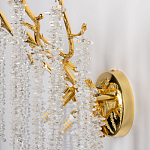 Бра золотого цвета с ветвями и хрустальными подвесками FAIRYTREE Light варинант исполнения - 7 | Loft Concept в Брянске