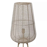 Торшер с плетеным металлическим плафоном Wicker Iron Lamp варинант исполнения - 1 | Loft Concept в Брянске