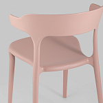 Пыльно-розовый стул из прочного PP-пластика JORIS варинант исполнения - 6 | Loft Concept в Брянске