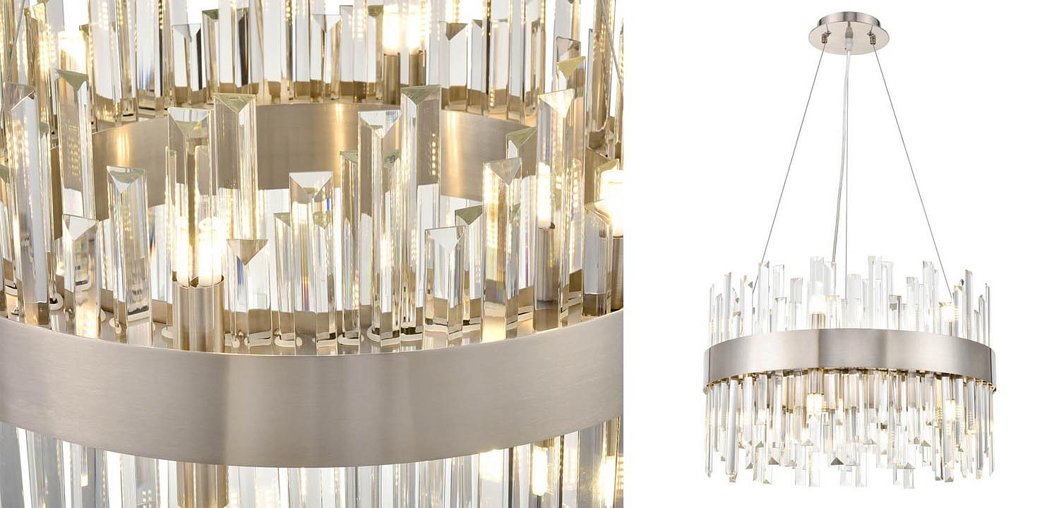 Люстра Cramer Chandelier 50 satin nickel Люстра Cramer Chandelier 50 satin nickel - Loft-Concept в Брянске