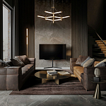 Люстра с геометрической конструкцией из вытянутых цилиндрических плафонов Hex Scaffold  варинант исполнения - 13 | Loft Concept в Брянске