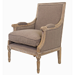 Кресло William Classical Armchair brown flax варинант исполнения - 3 | Loft Concept в Брянске