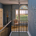 Обои ручная роспись Nara Original colourway on Summer Sky slub silk варинант исполнения - 2 | Loft Concept в Брянске