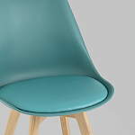 Стул с основой из пластика и мягким сиденьем Arvika Azure варинант исполнения - 7 | Loft Concept в Брянске