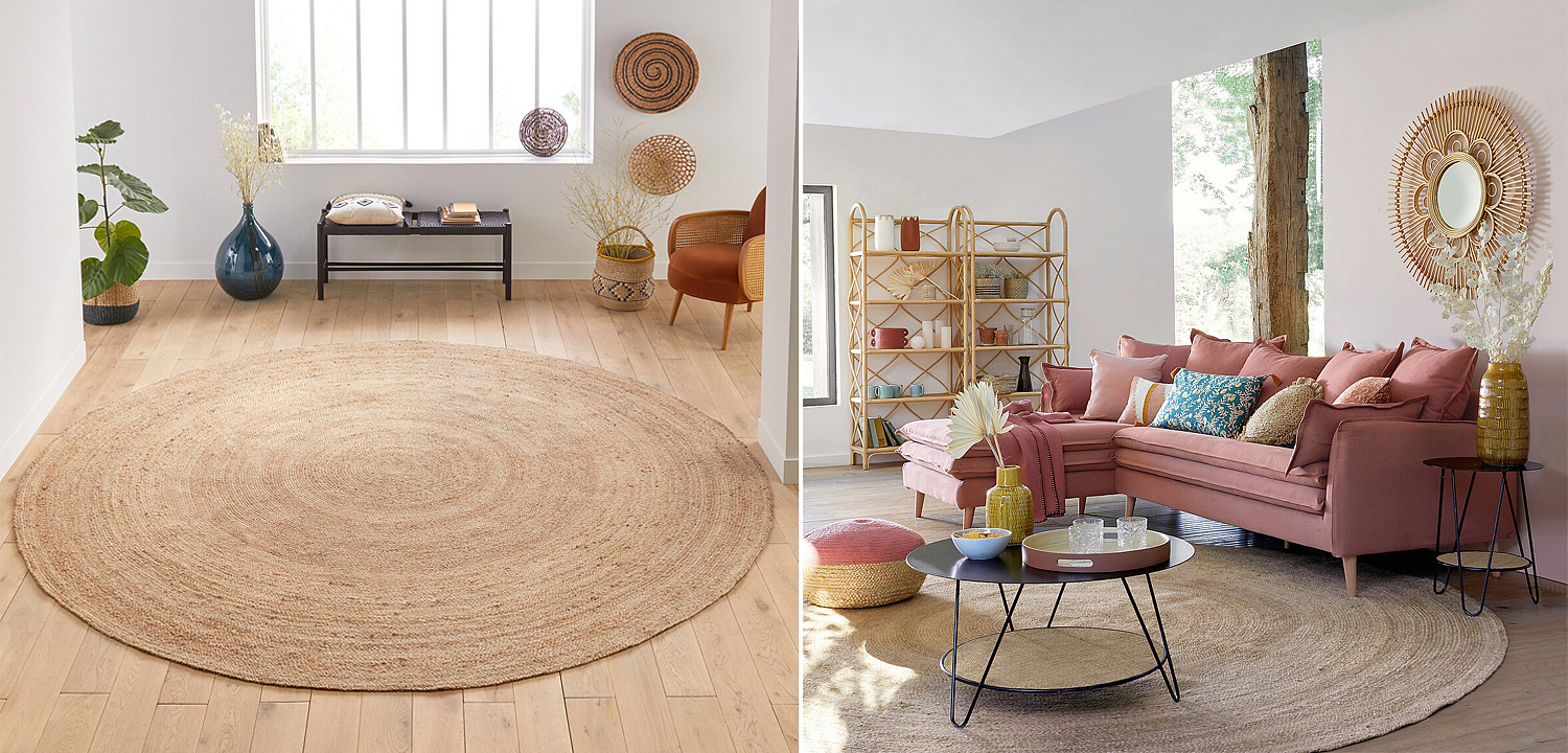 Ковер Round Carpet 100% джут Ковер Round Carpet 100% джут - Loft-Concept в Брянске