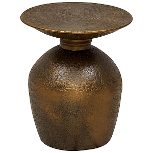 Круглый приставной столик из металла Abdo Side Table