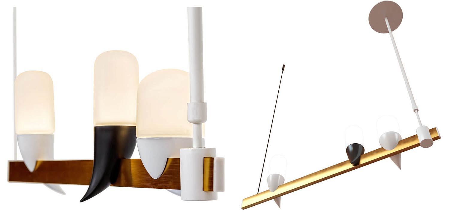Люстра Ebenezer Chandelier Linear white 60 Люстра Ebenezer Chandelier Linear white 60 - Loft-Concept в Брянске