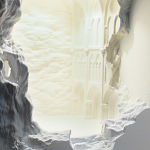 Встраиваемый в стену гипсовый светильник под покраску с эффектом разрушенной стены Antiquity Athena варинант исполнения - 7 | Loft Concept в Брянске