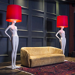 Лампа MANNEQUIN LAMP с абажуром созерцание силуэта варинант исполнения - 2 | Loft Concept в Брянске