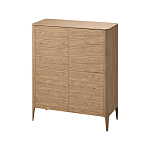 Шкаф низкий с 4-мя дверцами из массива дуба Type oak варинант исполнения - 1 | Loft Concept в Брянске