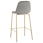 Барный стул на золотистых ножках VENDRAMIN Grey варинант исполнения - 4 | Loft Concept в Брянске