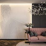 Барельеф AUDREY HEPBURN варинант исполнения - 1 | Loft Concept в Брянске