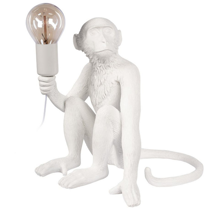 Настольная лампа Torch Monkey Белый Настольная лампа Torch Monkey Белый в Брянске | Loft Concept