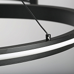 Люстра подвесная светодиодная в виде волнообразной ленты Ribbon Vortex варинант исполнения - 9 | Loft Concept в Брянске