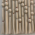 Панно на стену из хлопковых нитей White Morse Wall Hanging  варинант исполнения - 1 | Loft Concept в Брянске