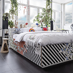 Дизайнерская кровать с системой хранения варинант исполнения - 1 | Loft Concept в Брянске