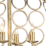 Люстра в форме шара с рядами из колец Million Rings варинант исполнения - 1 | Loft Concept в Брянске