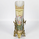 Фарфоровая ваза с бронзовыми элементами Eden Garden варинант исполнения - 6 | Loft Concept в Брянске