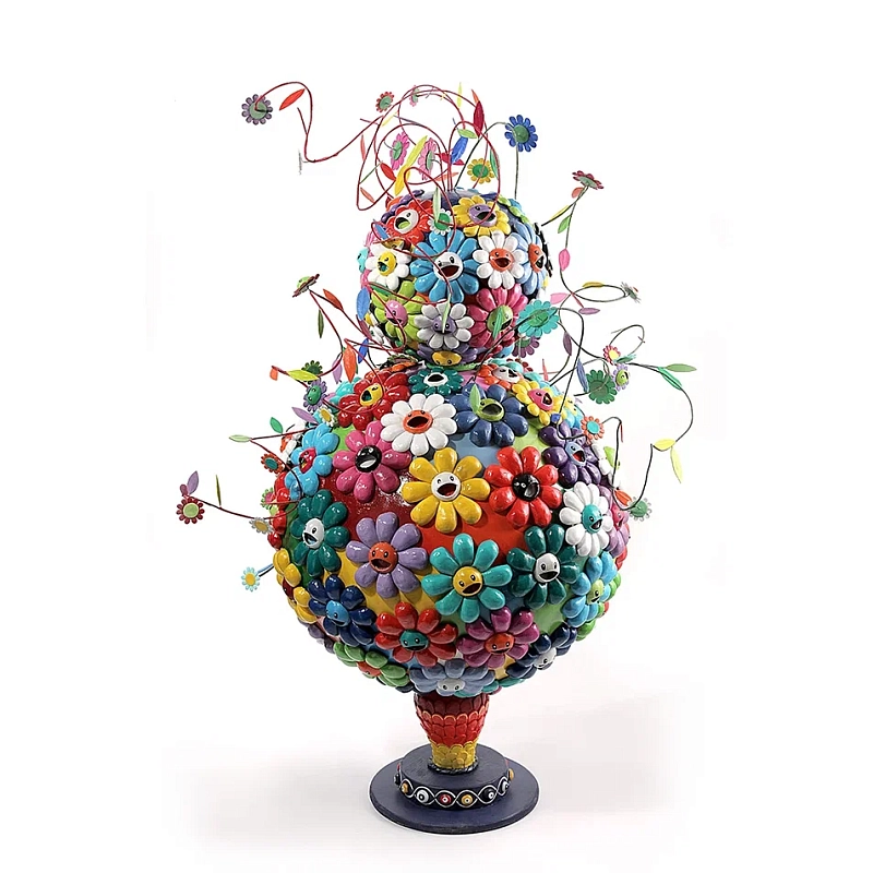 Большой Арт-объект Композиция из улыбающихся цветов по дизайну Takashi Murakami Flower Matango Мульти Большой Арт-объект Композиция из улыбающихся цветов по дизайну Takashi Murakami Flower Matango Мульти в Брянске | Loft Concept