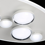 Потолочный светильник овальной формы белого цвета с 7-ю лампами Lunar Pebbles варинант исполнения - 8 | Loft Concept в Брянске