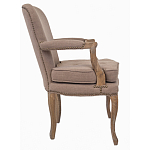 Кресло Aubrey Classical Armchair brown flax варинант исполнения - 1 | Loft Concept в Брянске