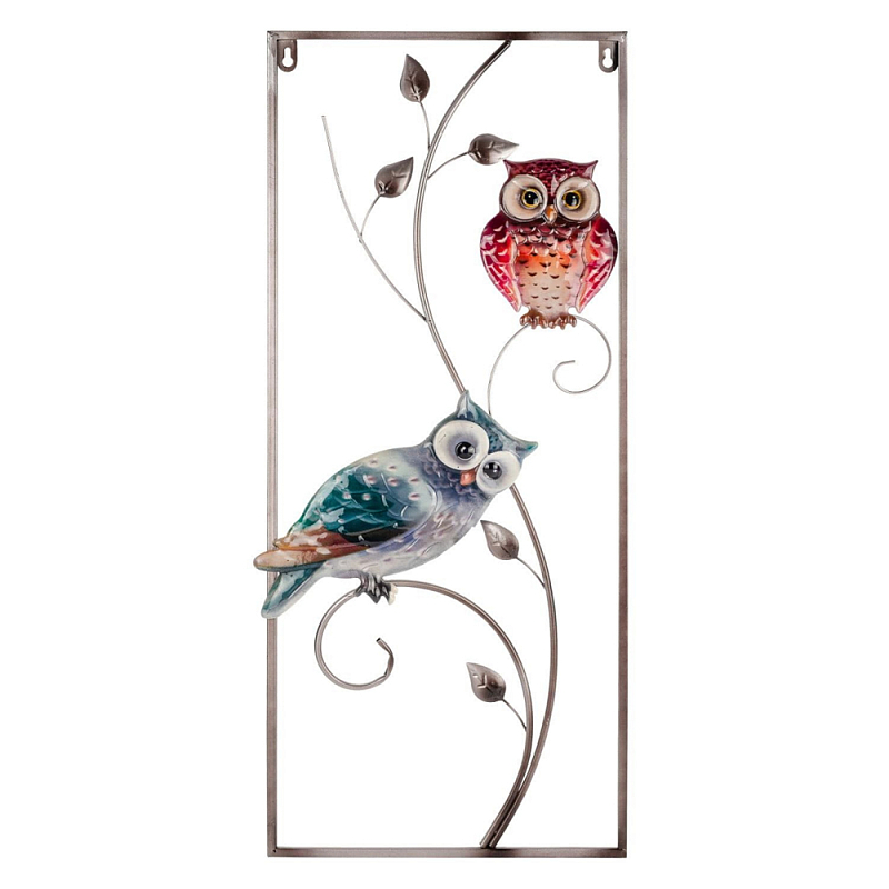 Аксессуар настенный из металла Blank Space Owls Мульти в Брянске | Loft Concept 