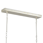 Люстра серебряная из пересекающихся прямоугольных элементов Intersecting Rectangles варинант исполнения - 3 | Loft Concept в Брянске