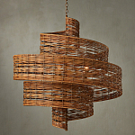 Люстра фактурная в виде спирали Enveloping Art варинант исполнения - 4 | Loft Concept в Брянске