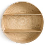 Полка настенная из бамбука Zenara варинант исполнения - 1 | Loft Concept в Брянске