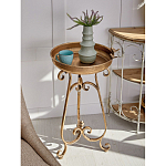 Столик приставной на фигурном подножии Magnificent Century варинант исполнения - 5 | Loft Concept в Брянске