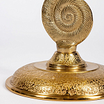 Кофейный стол из металла с круглой столешницей Table Gold Metal варинант исполнения - 3 | Loft Concept в Брянске