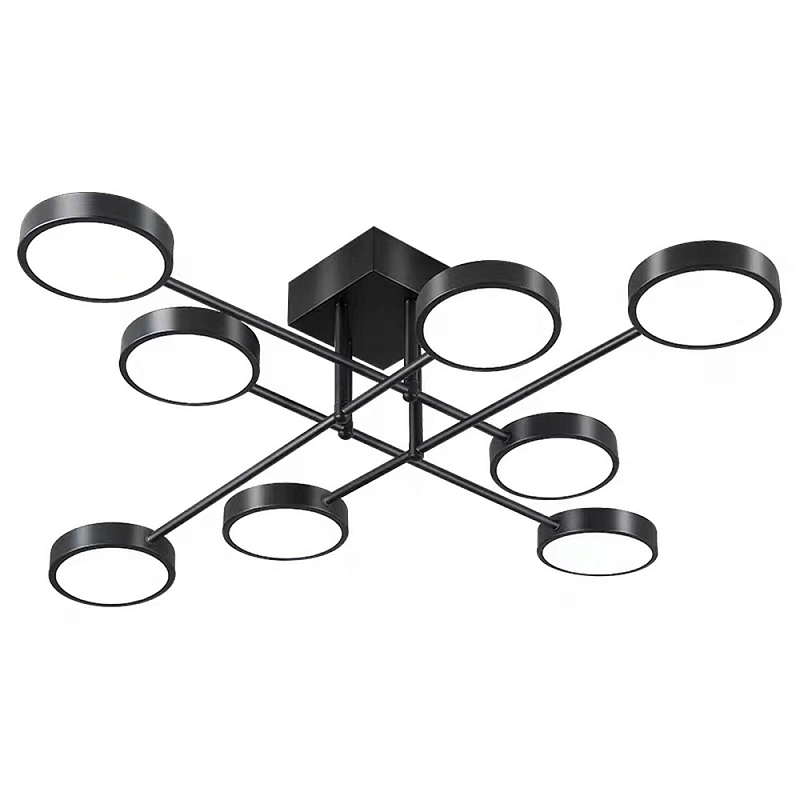 Потолочный светильник светодиодный черный Bendik Lighting Белый Черный Потолочный светильник светодиодный черный Bendik Lighting Белый Черный в Брянске | Loft Concept