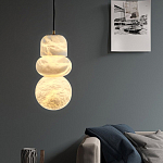 Подвесной светильник с фигурными плафонами Stone Triad варинант исполнения - 3 | Loft Concept в Брянске