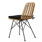 Стул с ротанговым плетением Wicker Stool без подлокотников варинант исполнения - 3 | Loft Concept в Брянске