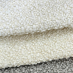 Мебельная ткань белый молочный Букле 142 см 1001 варинант исполнения - 1 | Loft Concept в Брянске