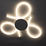 Люстра белого цвета с тремя изогнутыми светодиоидными плафонами Luke Lampco Tracer Lamp варинант исполнения - 2 | Loft Concept в Брянске