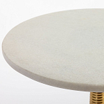 Кофейный стол с белой столешницей из мрамора Table White Marble варинант исполнения - 1 | Loft Concept в Брянске