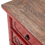 Деревянная ТВ-тумба в китайском стиле с 5-ю выдвижными ящиками Chinese TV Stand Red варинант исполнения - 3 | Loft Concept в Брянске