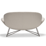 Дизайнерский двухместный диван Gio Ponti D.157.6  - DUE FOGLIE Sofa варинант исполнения - 5 | Loft Concept в Брянске