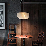 Подвесной светильник с белыми изящными декоративными лепестками Volumetric Petal Lamp варинант исполнения - 3 | Loft Concept в Брянске