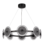 Люстра с плафонами из фактурного двойного стекла Heterochromia варинант исполнения - 5 | Loft Concept в Брянске