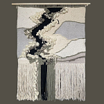 Панно ручная работа Черно-Белый Природный Орнамент  варинант исполнения - 4 | Loft Concept в Брянске