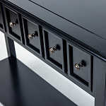 Черная консоль с выдвижными ящиками Monica варинант исполнения - 3 | Loft Concept в Брянске