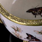 Фарфоровая чаша с бронзовыми элементами Eden Garden варинант исполнения - 6 | Loft Concept в Брянске