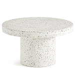 Стол журнальный из бетона с заполнителем из мраморной крошки Terrazzo варинант исполнения - 1 | Loft Concept в Брянске