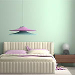 Подвесной вязаный светильник в двухцветном исполнении «Двойной Токио»  варинант исполнения - 1 | Loft Concept в Брянске