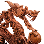 Панно из дерева дракон Panel With Animals варинант исполнения - 2 | Loft Concept в Брянске