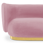 Диван с обивкой из искусственного меха Ambrose Soft Sofa варинант исполнения - 4 | Loft Concept в Брянске